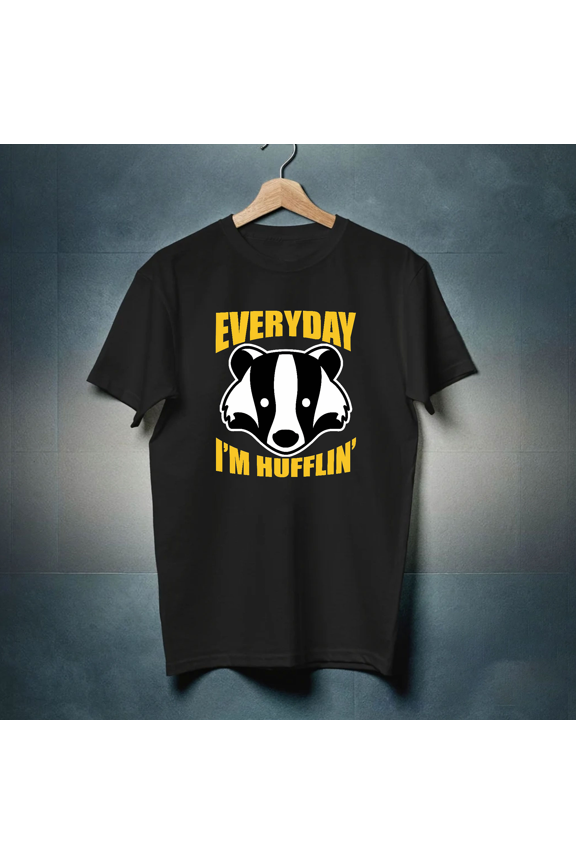 Everyday I’m Huffling Funny Honey Badger Animal Lover Tee Unisex T-Shirt up to size 5XL