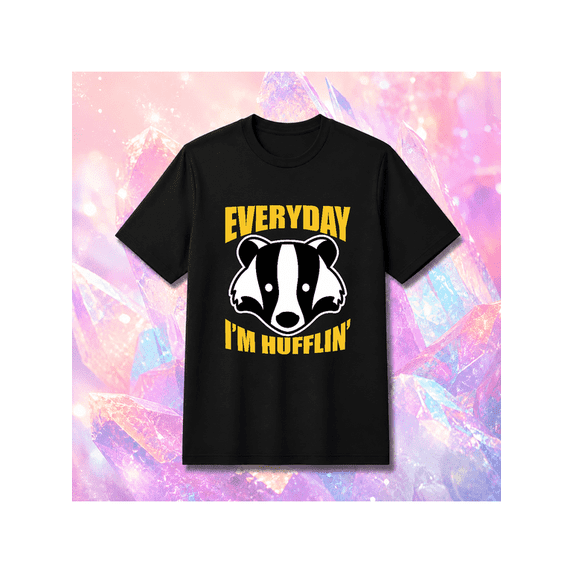 Everyday I'm Huffling Honey Badger Unisex T-Shirt, S-5XL - Walmart.com
