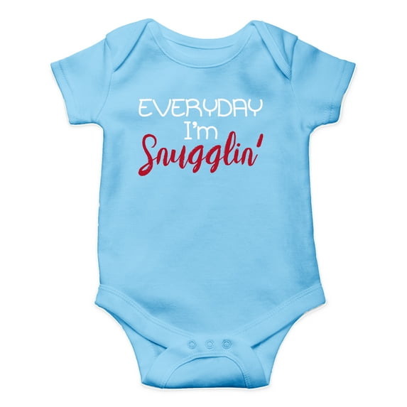 Everyday I'm Snugglin' - Funny Parody The Snuggle Is Real - Cute One-Piece Infant Baby Bodysuit