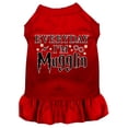 thumbnail image 1 of Pet Dog  Cat Dress Screen Printed, "Everyday I'm Mugglin", 1 of 10