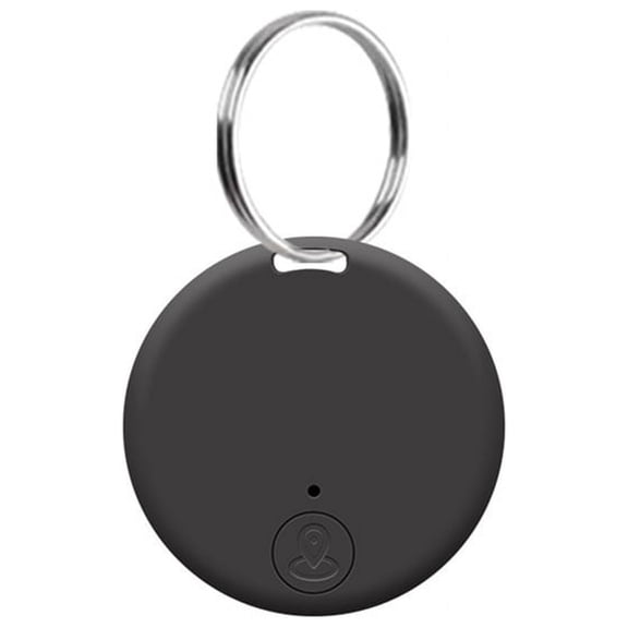 Everyday Item Locator: Bluetooth 5.0 Anti-Lost Tracker for Keys, Wallet, Pet, with Key Ring - Black