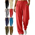 thumbnail image 1 of Everyday Joggers for Women Elastic Drawstring Waist with Pockets Loose Fit Casual Relaxed Athletic Workout Home Lounge Sweatpants, 1 of 7