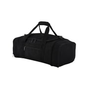 Protege Everyday Journey 22 in Black Travel Duffel Bag with Trolley Sleeve