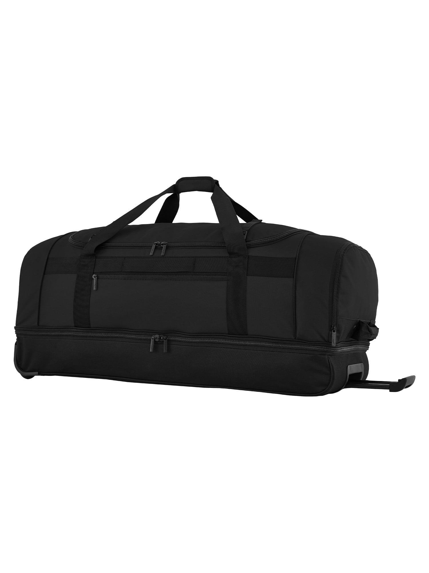 Protege Everyday Journey Jumbo 36-inch Rolling Drop-Bottom Travel Duffel, Black