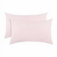 thumbnail image 1 of Everyday Kids 2-Pack Toddler Travel Pillowcases - Solid Pink, 1 of 3