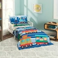 thumbnail image 1 of Everyday Kids 4 Piece Bedding Sets, Toddler Bed with Comforter, Flat Sheet, Fitted Sheet, Pillowcase, 1 of 7