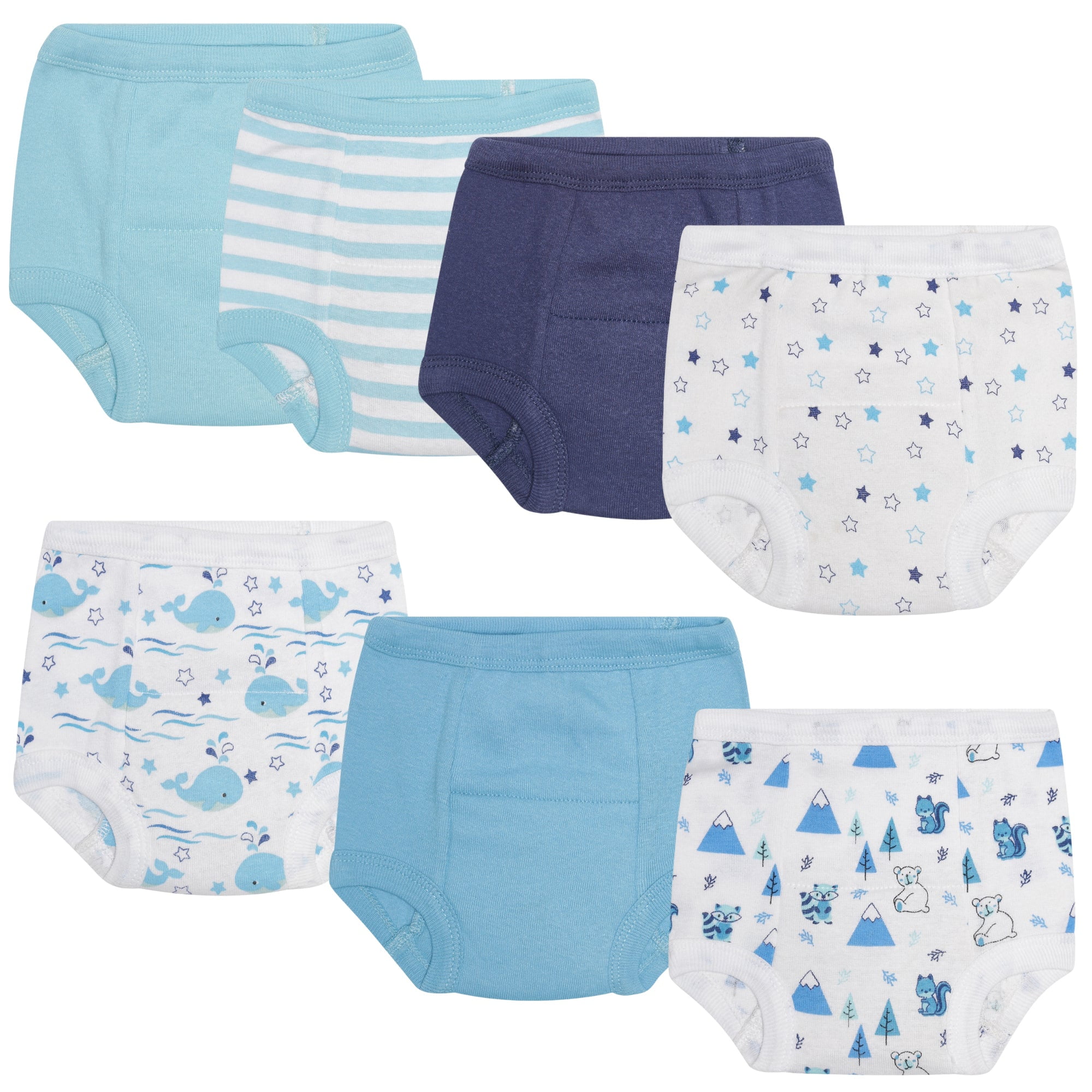 Everyday Kids 7 Pack Potty Training Underwear for Toddler Boys