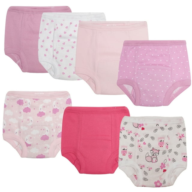 Everyday Kids 7 Pack Potty Training Underwear for Toddler Girls