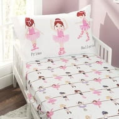 Everyday Kids Ballerina Toddler Sheet Set