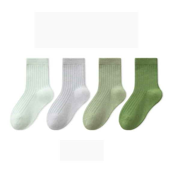 Everyday Kids Crew Socks for Girls Soft Comfortable School Ankle Athletic Play Design with Non Grip Technology Multipack