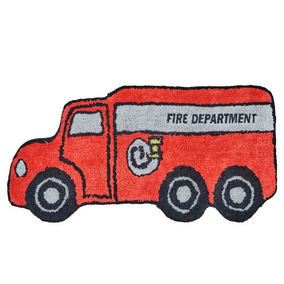 Everyday Kids Firetruck Rug