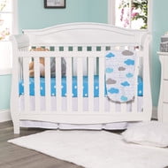 Everyday Kids Fitted Crib Sheet - Stars/Clouds