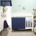 Everyday Kids Navy 4 Piece Crib Bedding Set