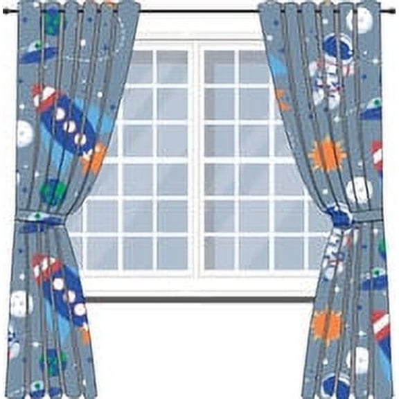 Everyday Kids Rod Pocket Room Darkening Valances, 41" x 63"