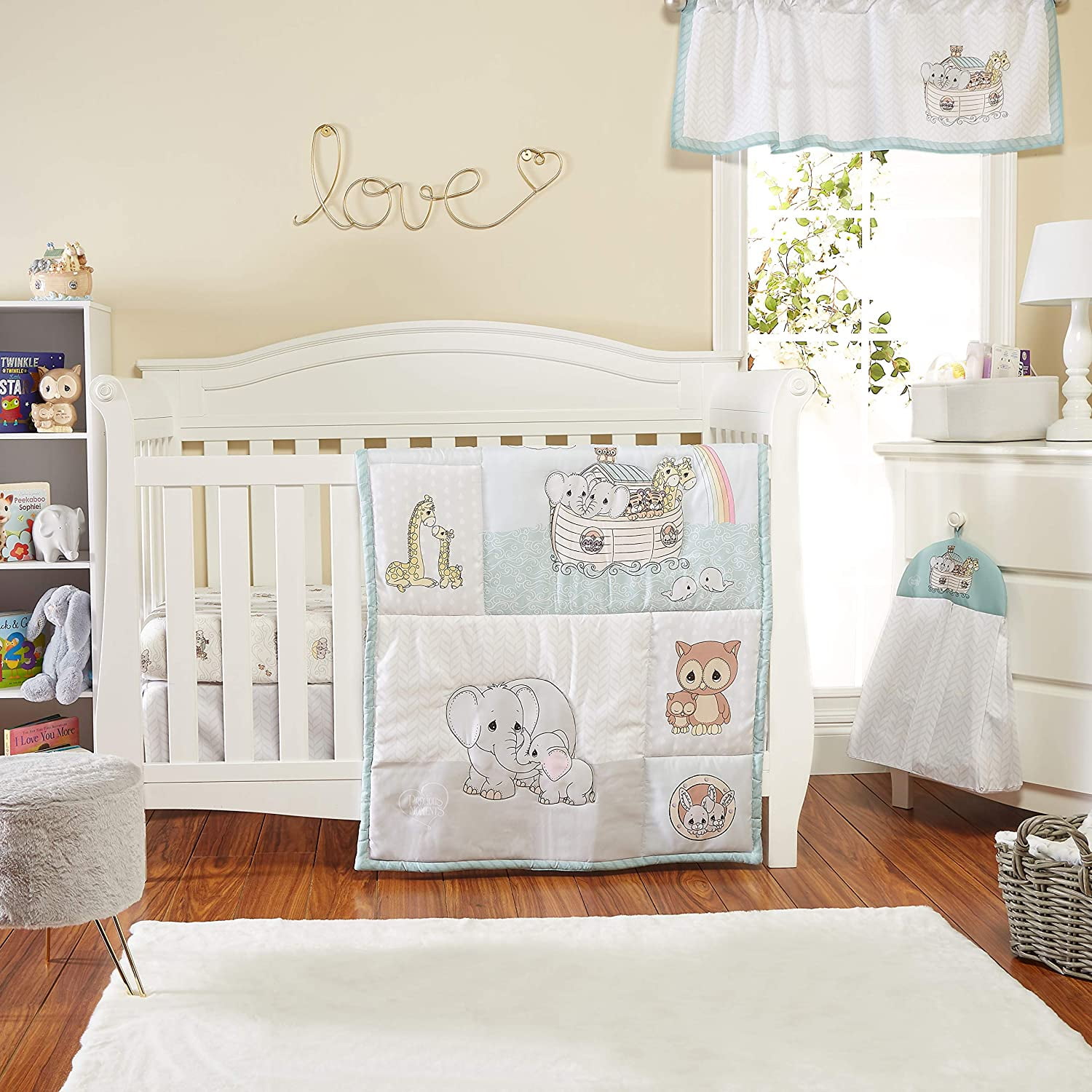 Precious Moments Girls 4 Pc Crib Bedding Set