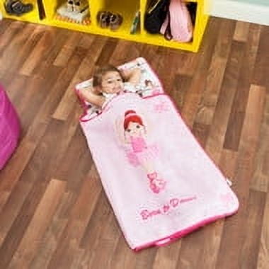 Everyday Kids Toddler Nap Mat with Pillow- Born to Dance