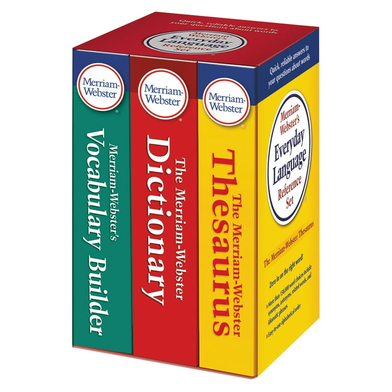 Everyday Language Reference Set, Dictionary, Thesaurus, Vocabulary Builder Everyday Language Reference Set, Dictionary, Thesaurus, Vocabulary Builder