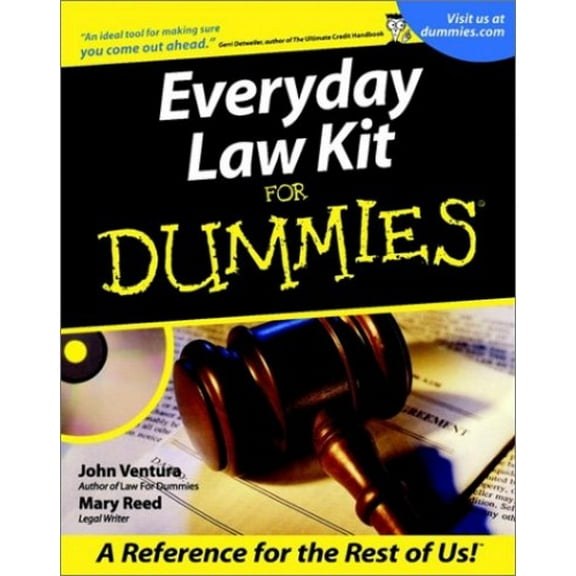 Pre-Owned Everyday Law Kit For Dummies? (Paperback) 0764552937 9780764552939