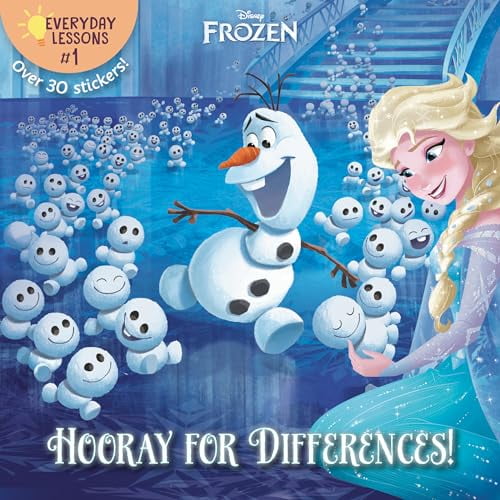 Pre-Owned Everyday Lessons #1: Hooray for Differences! (Disney Frozen) (Paperback) by Random House Disney