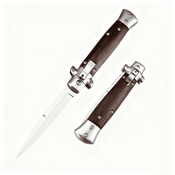 Everyday Lightweight Colored Wood Handle Utility Knife 440C Stainless Steel Blade Your Go-To Helper for Unboxing and Light Cutting Tasks at Home