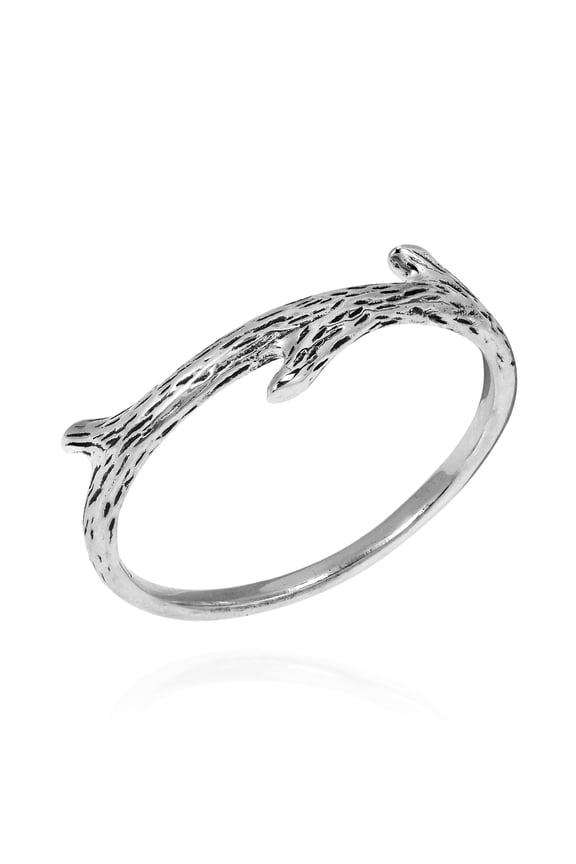 Everyday Nature's Tree Branch .925 Sterling Silver Ring