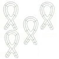 Wire Cancer Ribbon Forms Everyday Necessiteez 4pc Remembrance Ribbon Wreath Form, 18.75in Metal ...