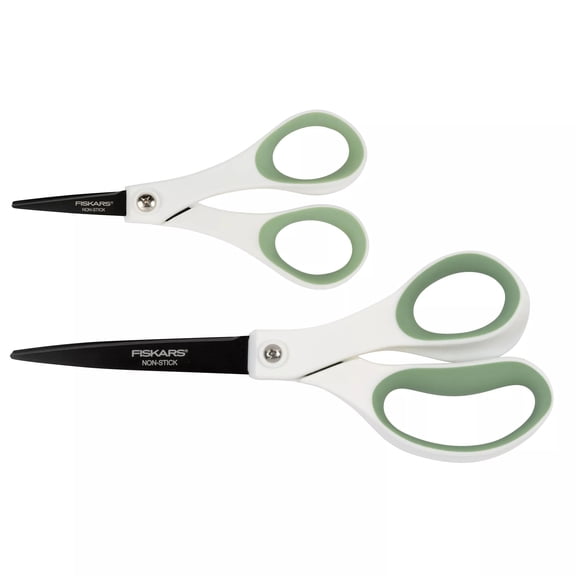 Everyday Non-stick Scissors with SoftGrip®, 2-pack (8 in, 5 in)