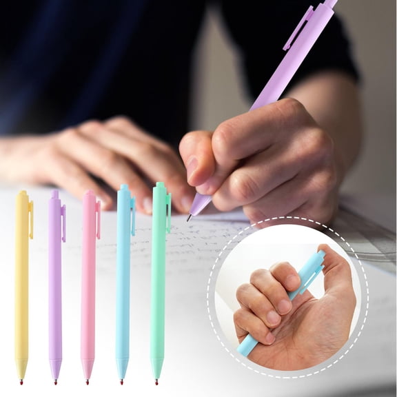 Everyday Office Pen, Office Essentials for Women, Office Supplies for Women, Writing Supplies & Correction Supplies, Pen Clip for Journal, Pastel Mint 0.5Mm 5.75 Inch Click Gel