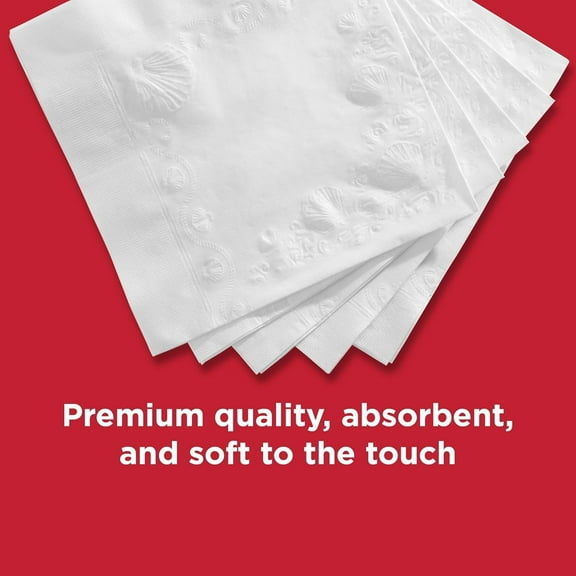 Everyday Paper Napkins, 100 Count, Disposable Napkins Made Soft And Smooth For Everyday Meals