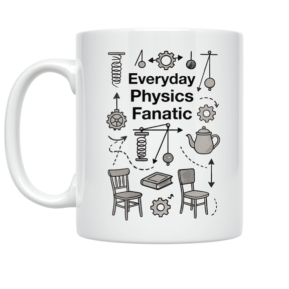 Everyday Physics Fanatic Design - Science Enthusiast - 11 oz Ceramic Coffee Mug
