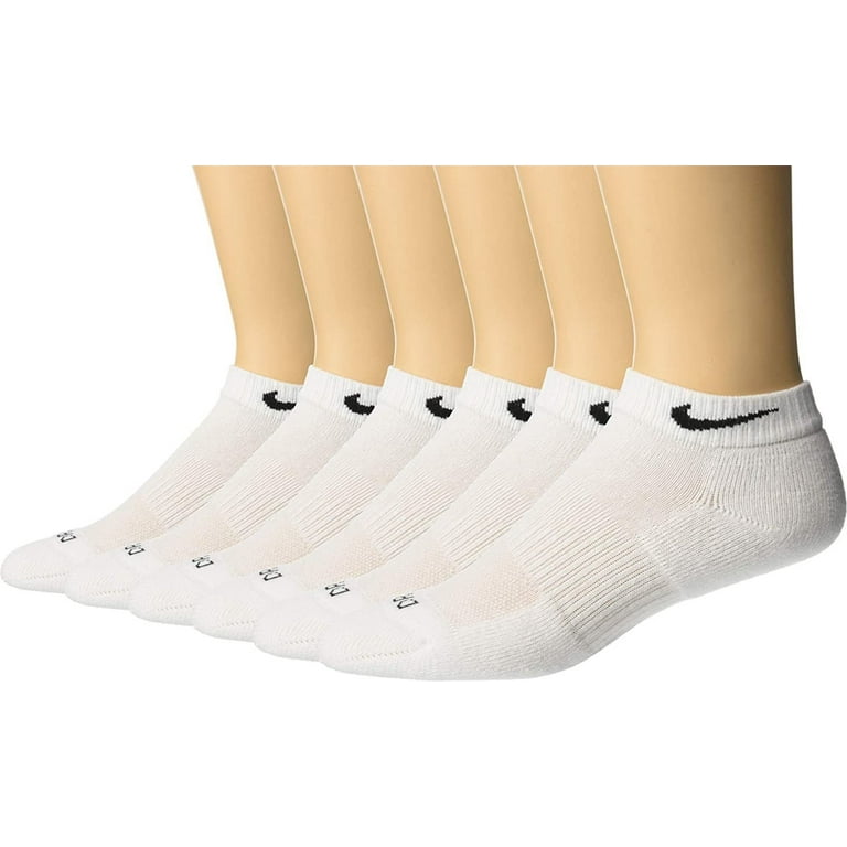 Everyday Plus Cushion Low Socks 6-Pair Pack Large White 