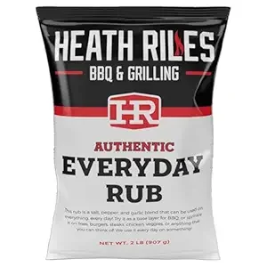 Heath Riles BBQ Rub - Everday All-Purpose Seasoning, Champion Pitmaster Recipe, Legendary Rubs For Smoking & Grilling, 80+ BBQ Championships, 2 lb./32 oz