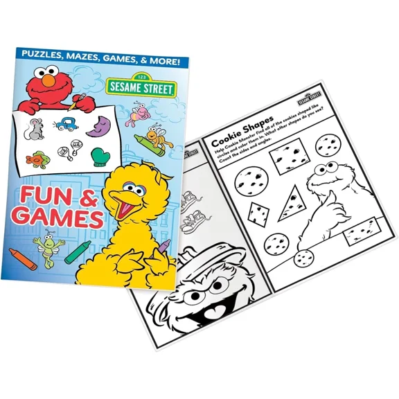 Everyday Sesame Street Kids Birthday Party Favor Activity Game Fun Pads