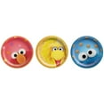 thumbnail image 1 of Everyday Sesame Street Round Plates, 7" - Assorted, 8/PK, 1 of 1