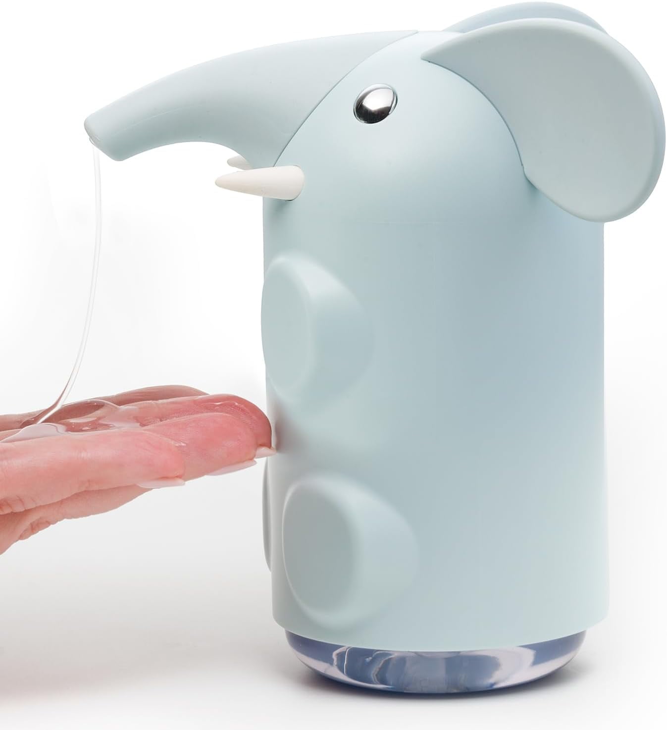 Everyday Solutions Soapbuds Elephant Refillable Pump Kids Soap Dispenser Cute, Durable