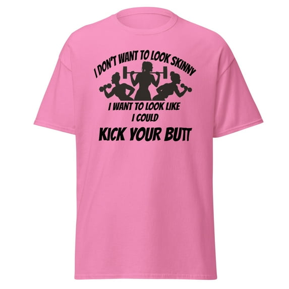 Everyday Staples Ladies Gym Rat Strong Girl Art classic tee (Azalea, S)