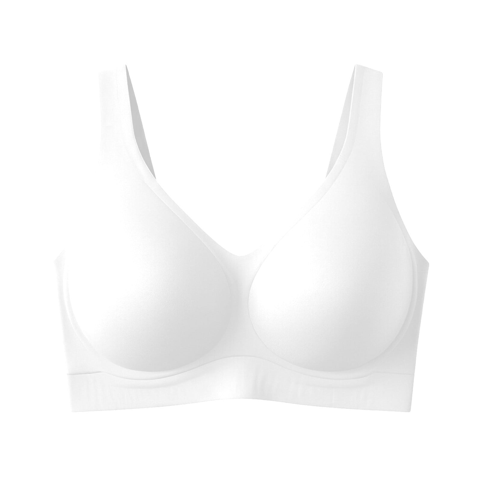 Everyday Support Bras for Women Seamless Plunge Push Up Invisible ...
