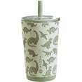 thumbnail image 1 of Everyday Tumbler 14 oz – Ceramic-Lined Insulated Tumbler with Straw and Soft-Touch Lid, Cup Holder Friendly, Double-Wall Vacuum Insulation, Reusable Travel Cup – Dinosaur, 1 of 3