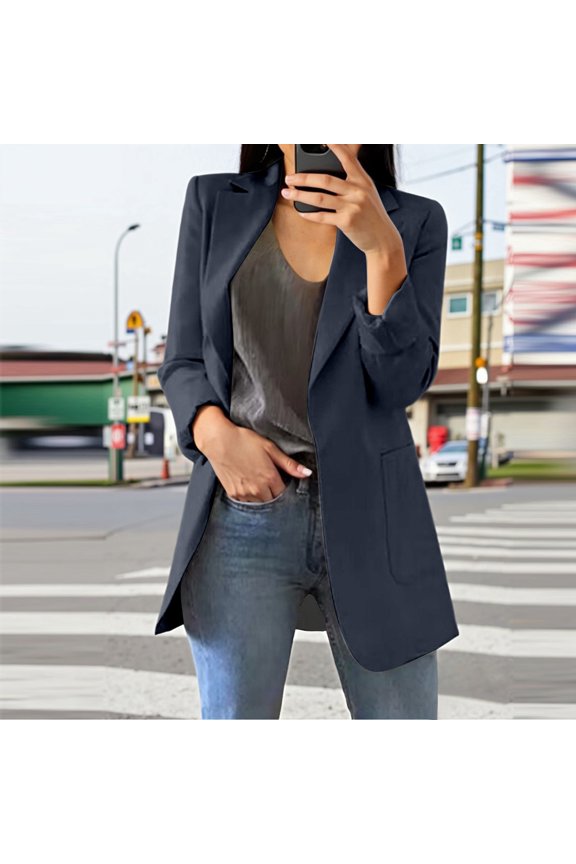 Your Everyday with Women's & Suit Jackets Versatile Layering Piece for Casual Outfits Hood Coat Outerwear Juniors Women's Athletic Jackets Maternity Jacket Womens plus Size down Coat Women's