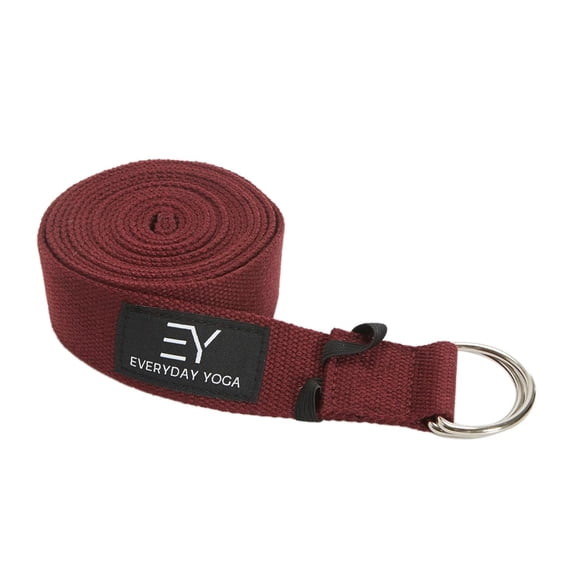 Everyday Yoga 10' Strap with Metal D-Ring for Flexibility & Range of Motion