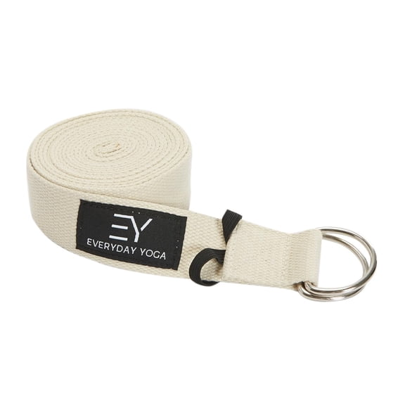 Everyday Yoga 10' Strap with Metal D-Ring for Flexibility & Range of Motion