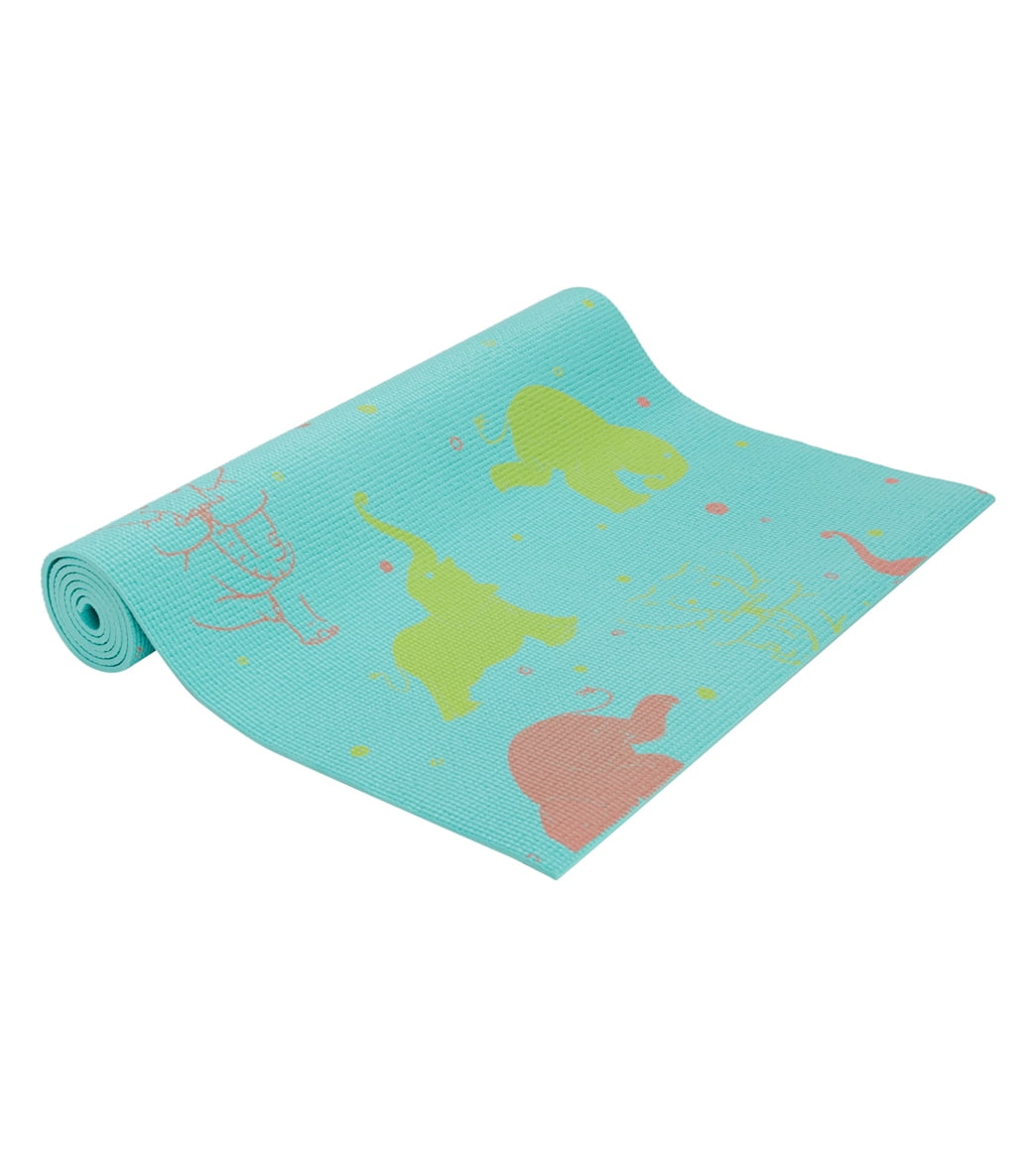 Everyday Yoga Elephant Kid's Non-Slip Lightweight Yoga Mat, Anti-Microbial, Closed-Cell