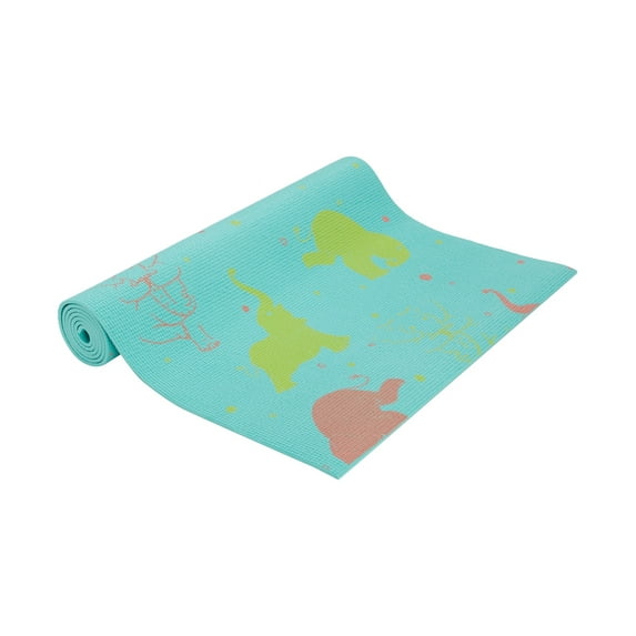 Everyday Yoga Elephant Kid's Non-Slip Lightweight Yoga Mat, Anti-Microbial, Closed-Cell