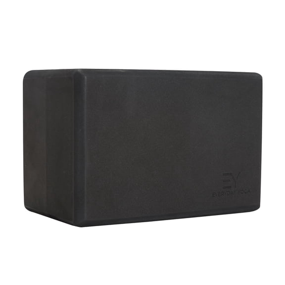 Everyday Yoga Foam Block, Lightweight & Durable, High-Density Support, 3 Height Options