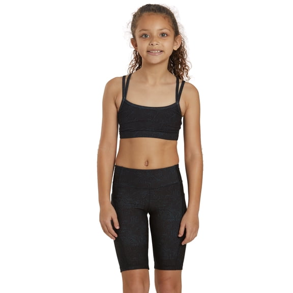 Everyday Yoga Girl Uphold Tribe High Waisted Biker Shorts, Casual (Women’s)