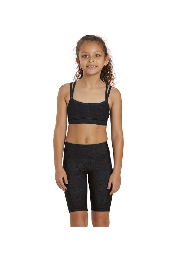 Girl Uphold Tribe High Waisted Biker Shorts, Casual (Women’s)