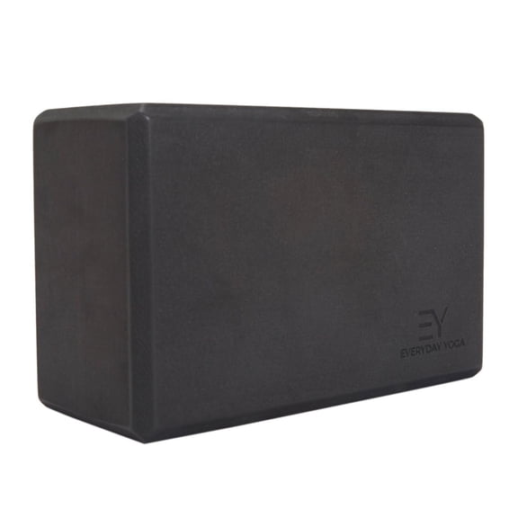 Everyday Yoga High-Density Foam Block, Lightweight & Durable with Smooth Beveled Edges