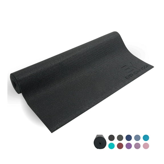 Everyday Yoga Lightweight 72-Inch Anti-Microbial Yoga Mat with Sticky Grip, Premium Materials