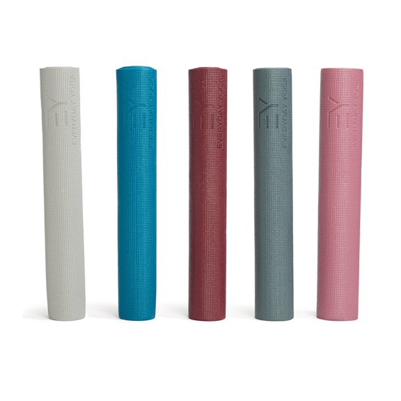 Everyday Yoga Lightweight 72-Inch Anti-Microbial Yoga Mat with Sticky Grip, Premium Materials