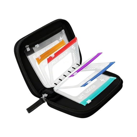 EverydayNest 14 Pouches Pill Organizer,Waterproof EVA Travel Medicine Case with 7-Day + 7 Backup Zipper Pouches,Portable Supplement Storage for Daily Use,Daily Vitamin Holder